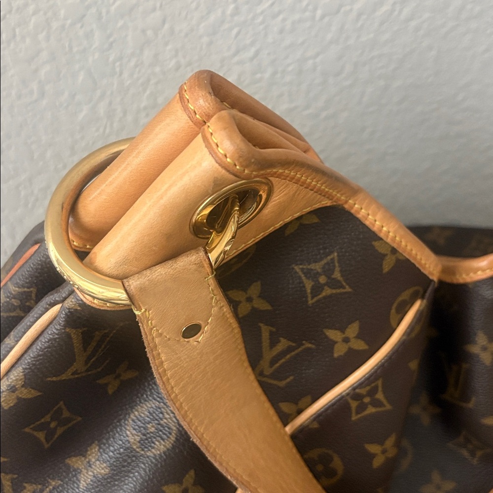 Louis Vuitton Tan and Brown Monogram Hobo Bag - Picture 4 of 12